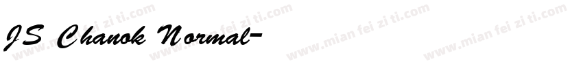 JS Chanok Normal字体转换